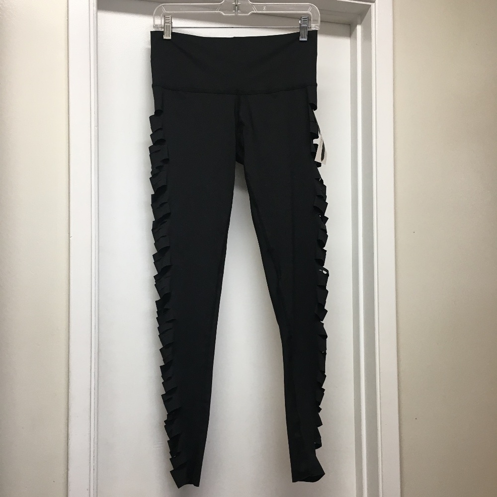 NWT Teeki Jimi Laser Cut Out Hot Pants Leggings - Picture 4 of 11